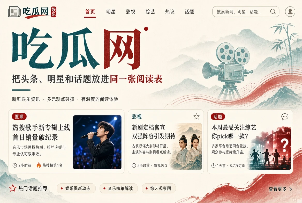 吃瓜网每日资讯封面